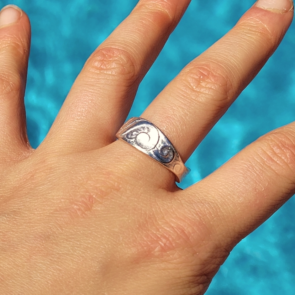 Sterling Silver Swirl Ring